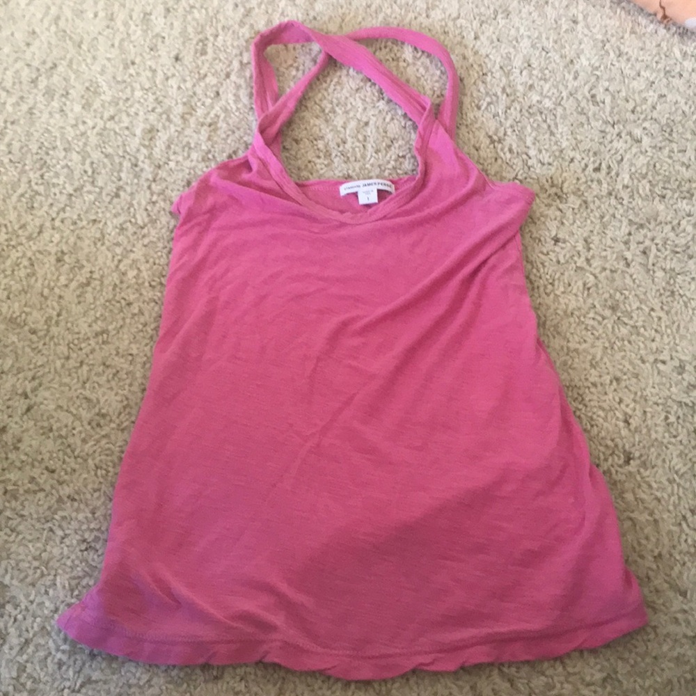 James Perse Pink Tank Top Size 1/XS